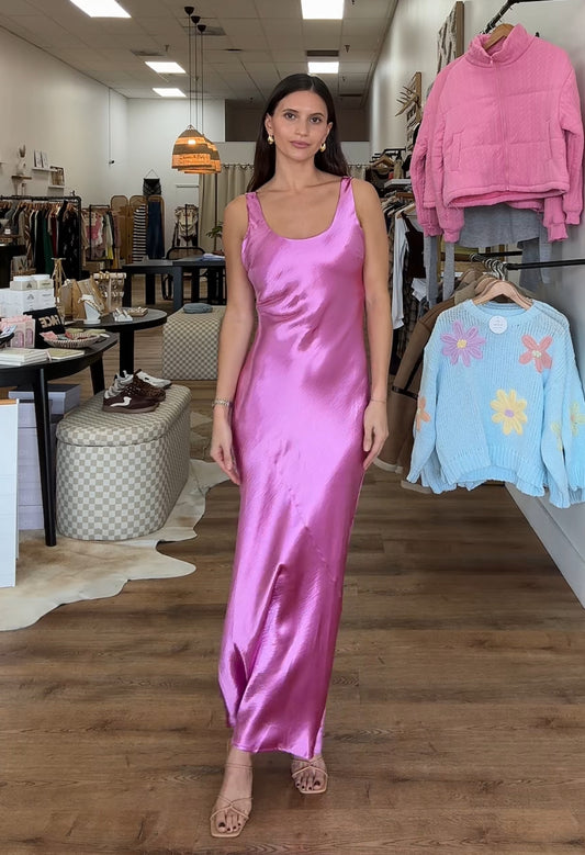 Lysandra Pink Maxi Dress