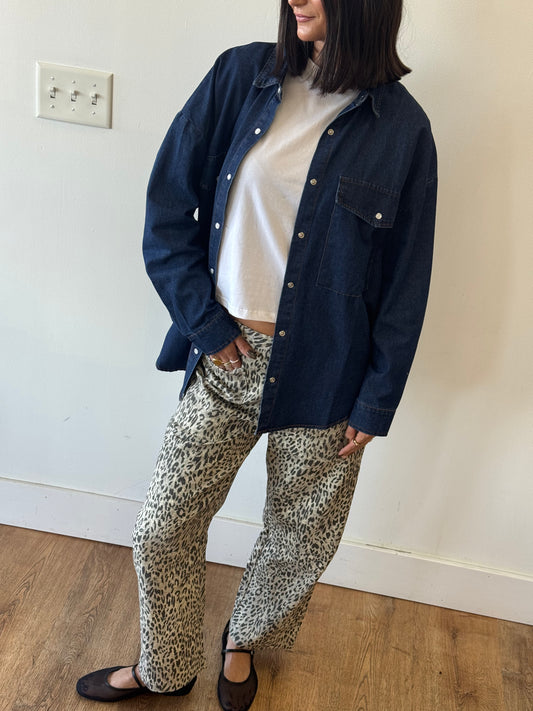 Work Song Washed Denim Button Down