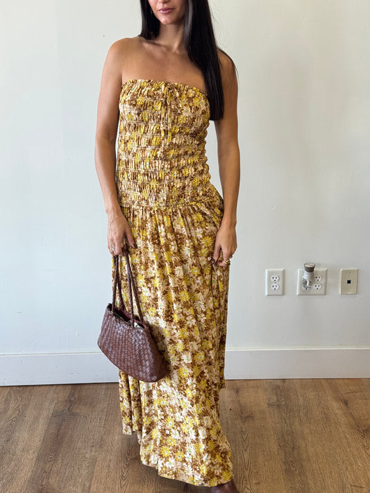 Autumn Solstice Drop Waist Maxi