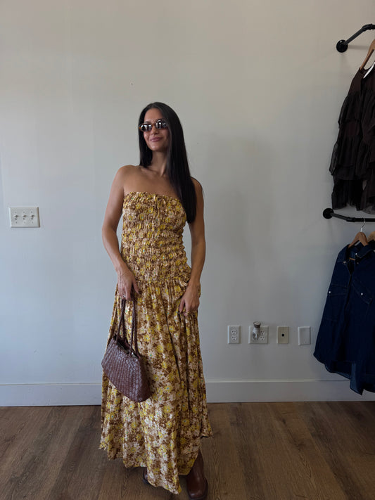 Autumn Solstice Drop Waist Maxi