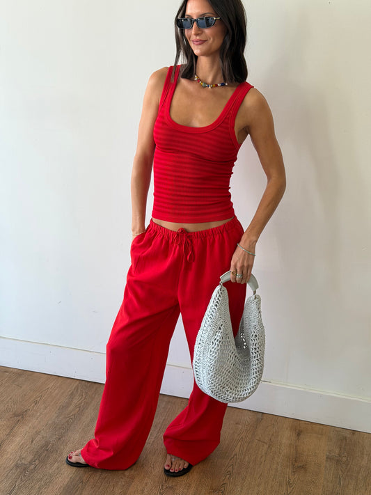 EASY BREEZY Linen Pant