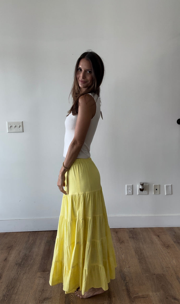 Walking on Sunshine Maxi Skirt