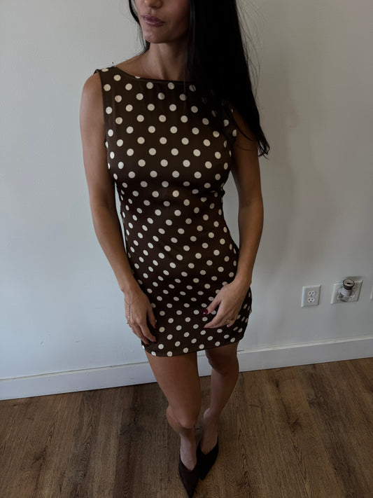 Minnie Boatneck Mini Dress