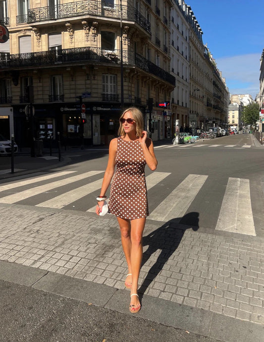 Minnie Boatneck Mini Dress