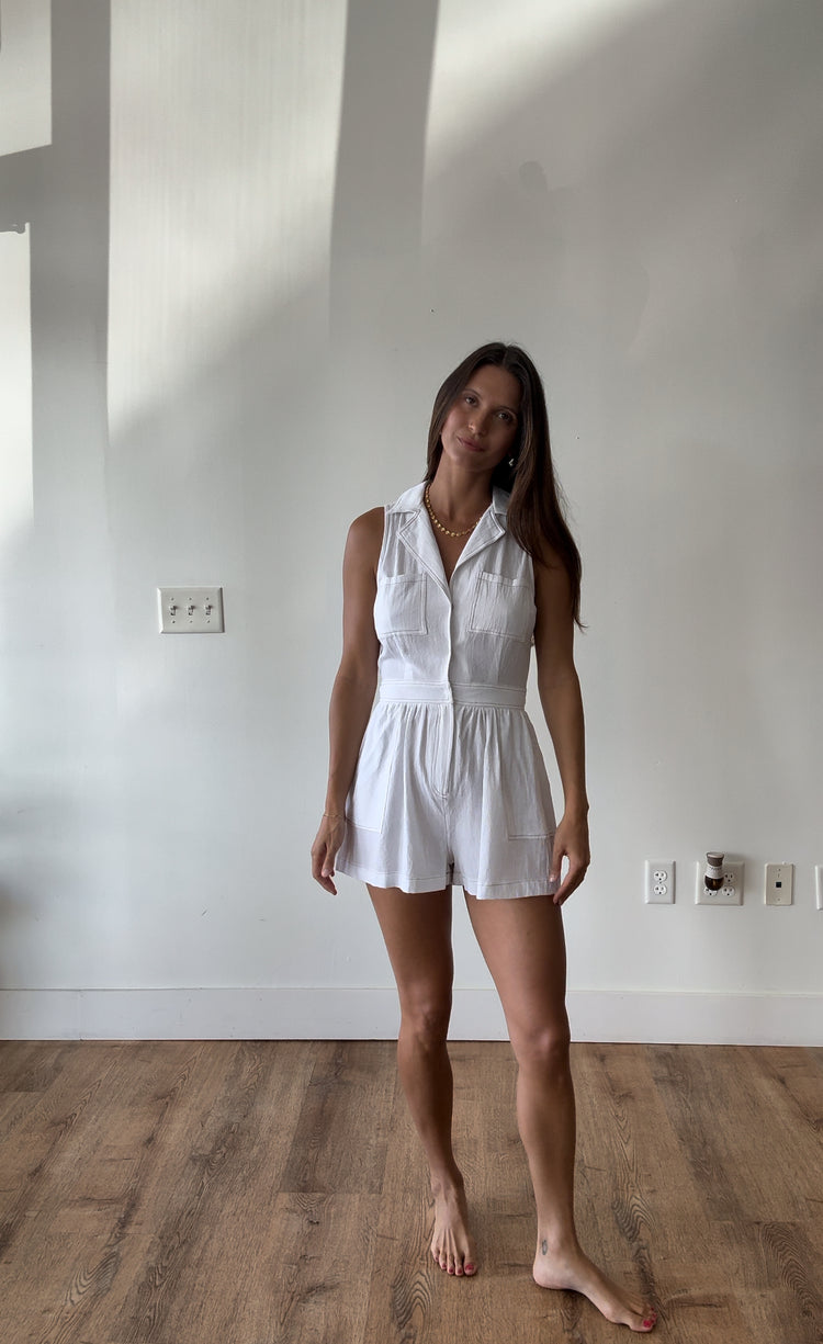 Noah Collared Romper