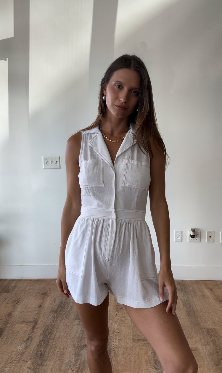 Noah Collared Romper