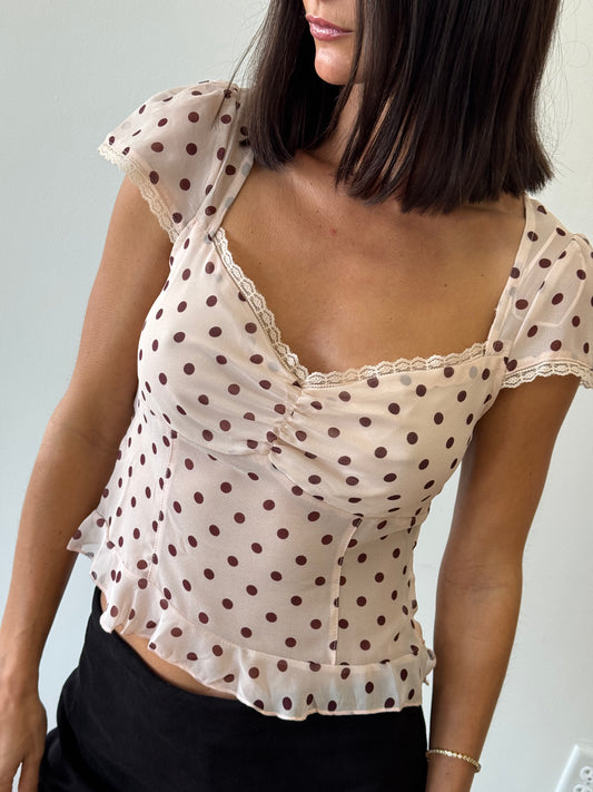 Piper Polka Dot Top