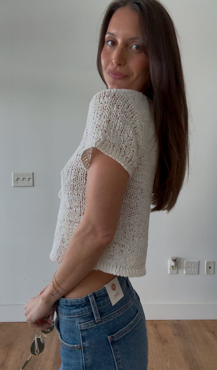 Crochet Cutie Tie Top