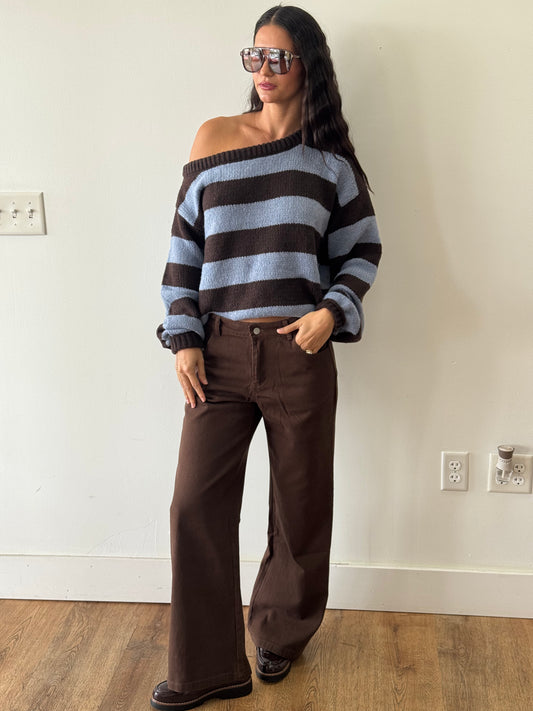 Hunter Off Shoulder Sweater