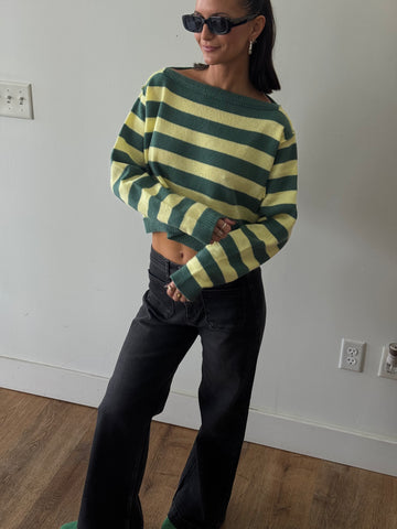 Cork Striped Sweater