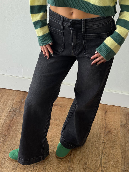 Dean Micro Patch Pocket Wide Leg