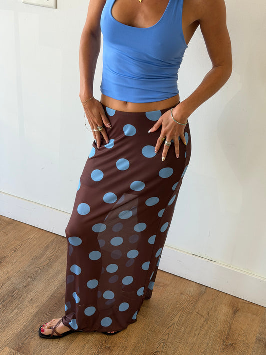 Thinking Bout You Mesh Maxi Skirt