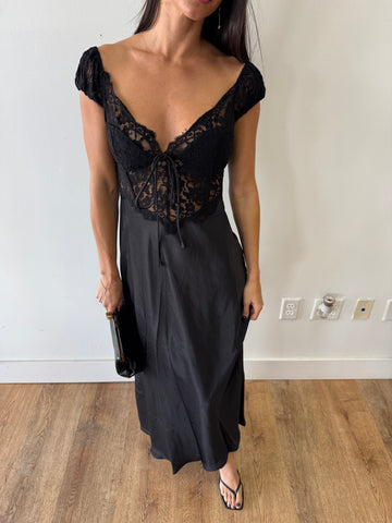 Pretty & Witty Satin Midi Dress