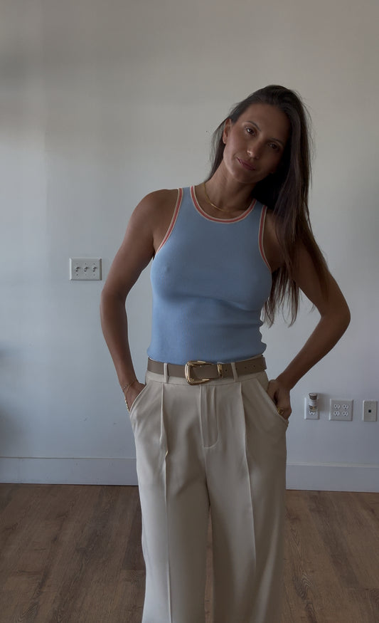 Baby Contrast Sleeveless Tank