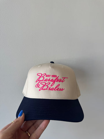 Barefoot & Braless Trucker Hat