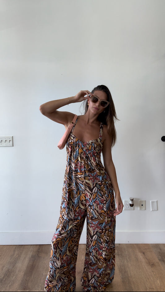 Georgia on my Mind Wideleg Jumpsuit