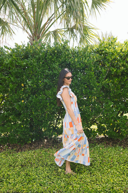 Charleston Checkered Midi