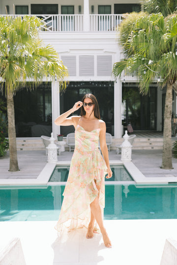 Meet Me in the Garden Ruffle Dress