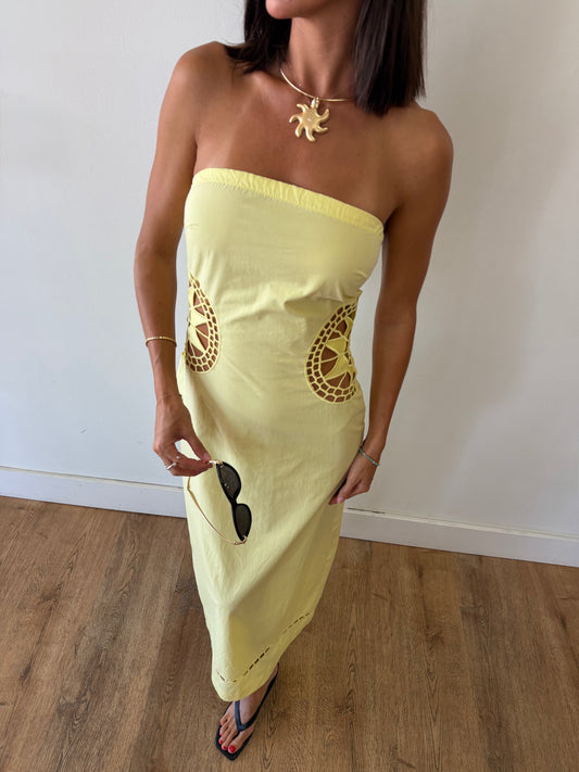 Sorrento Cutout Strapless Maxi