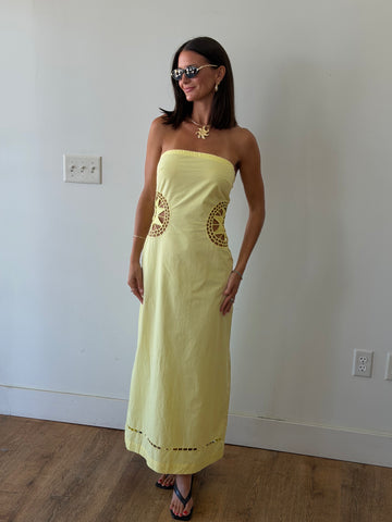 Sorrento Cutout Strapless Maxi