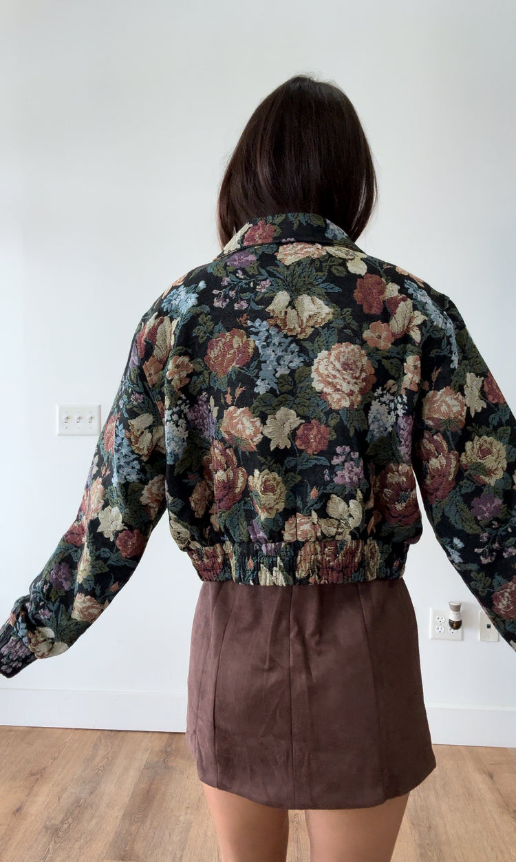 Never Better Floral Bomber