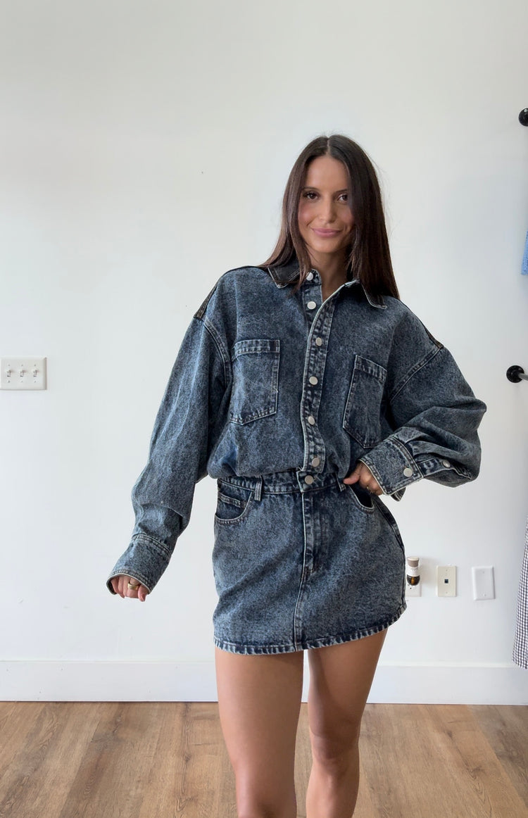 On the Run Denim Mini