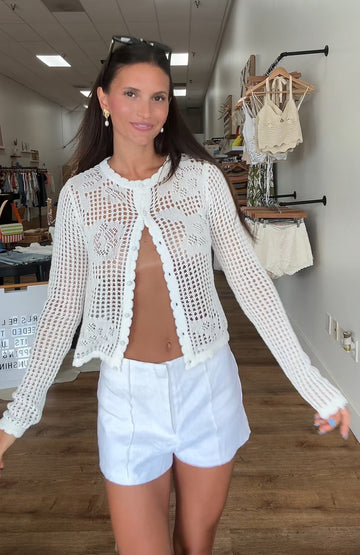 The Hamptons Crochet Cardigan
