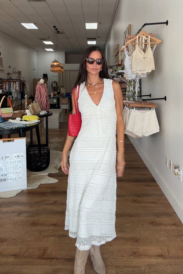 On Cloud 9 Lace Midi