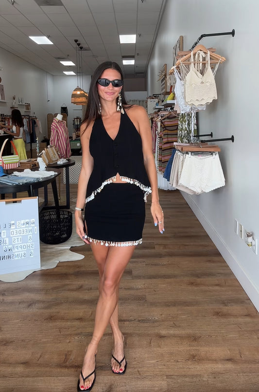 House of Shell Mini Skirt