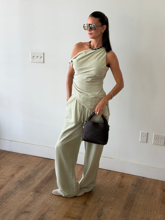 Serena Tie Linen Pant