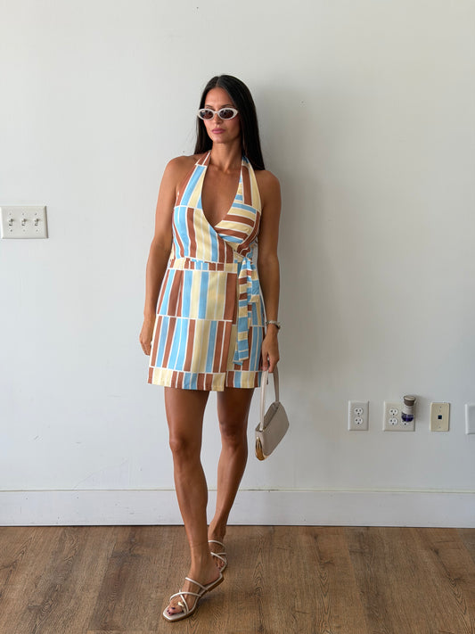 Aussie Wrapped Mini Dress
