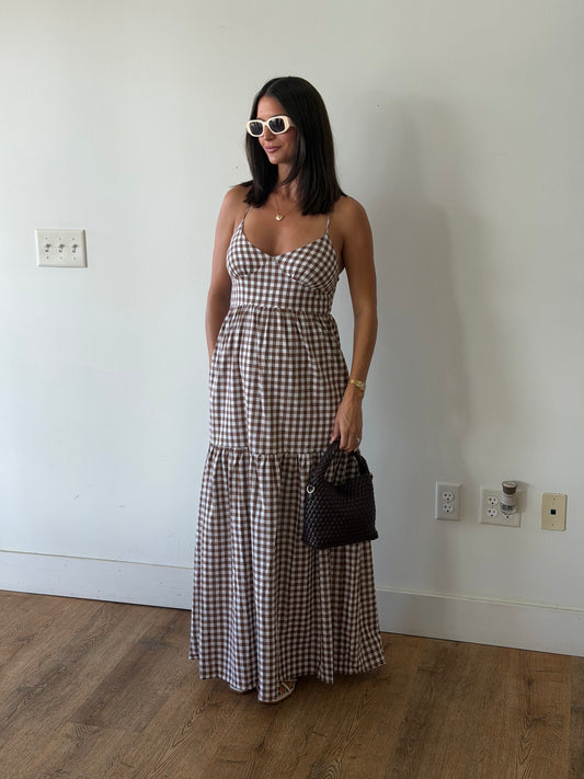 Heckfield Gingham Maxi