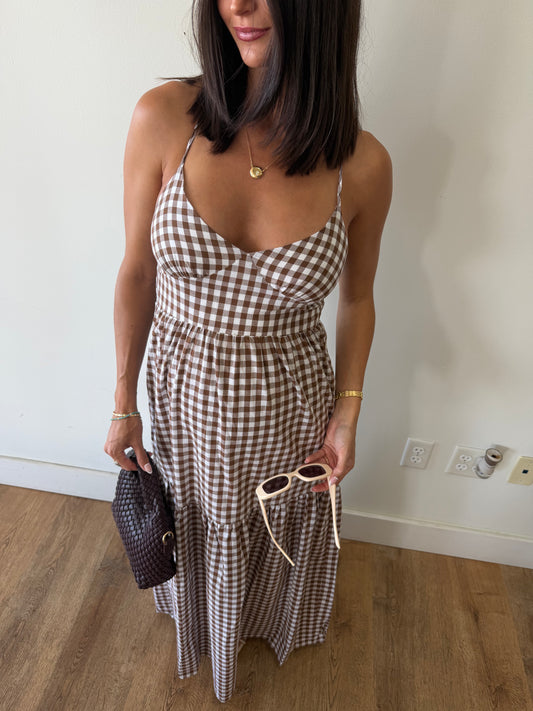 Heckfield Gingham Maxi