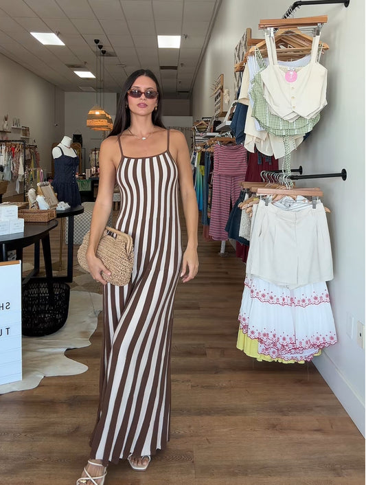 Winnie Striped Maxi