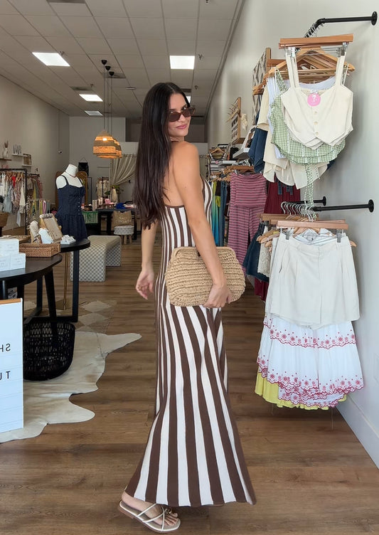Winnie Striped Maxi