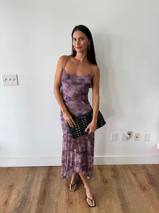 Autumn Bloom Midi Dress