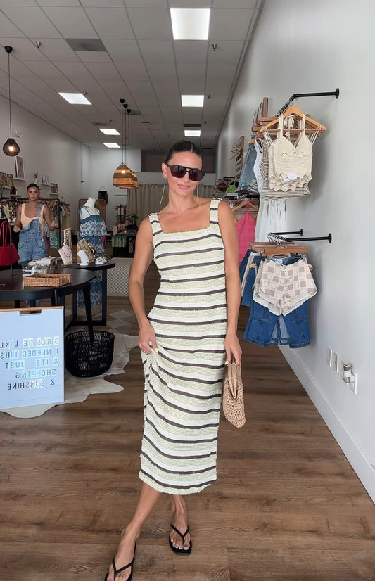 Menorca Knitted Midi Dress