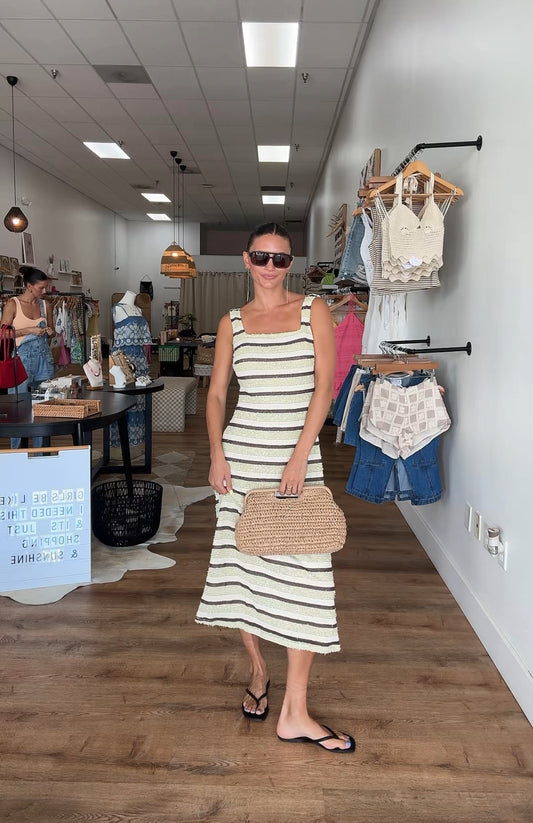 Menorca Knitted Midi Dress