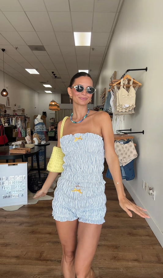 East Coast Smocked Tube Top