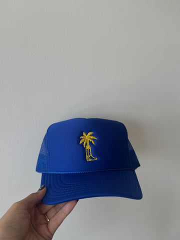 Chey & Chawn Logo Trucker (Palm/Boot)