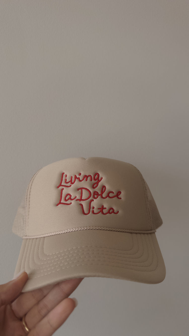 Living La Dolce Vita Trucker