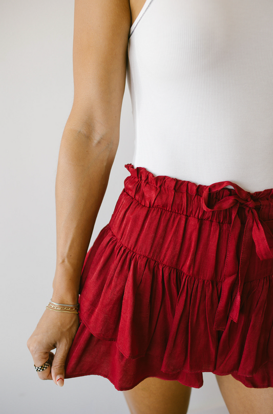 Mocha Wine Shorts
