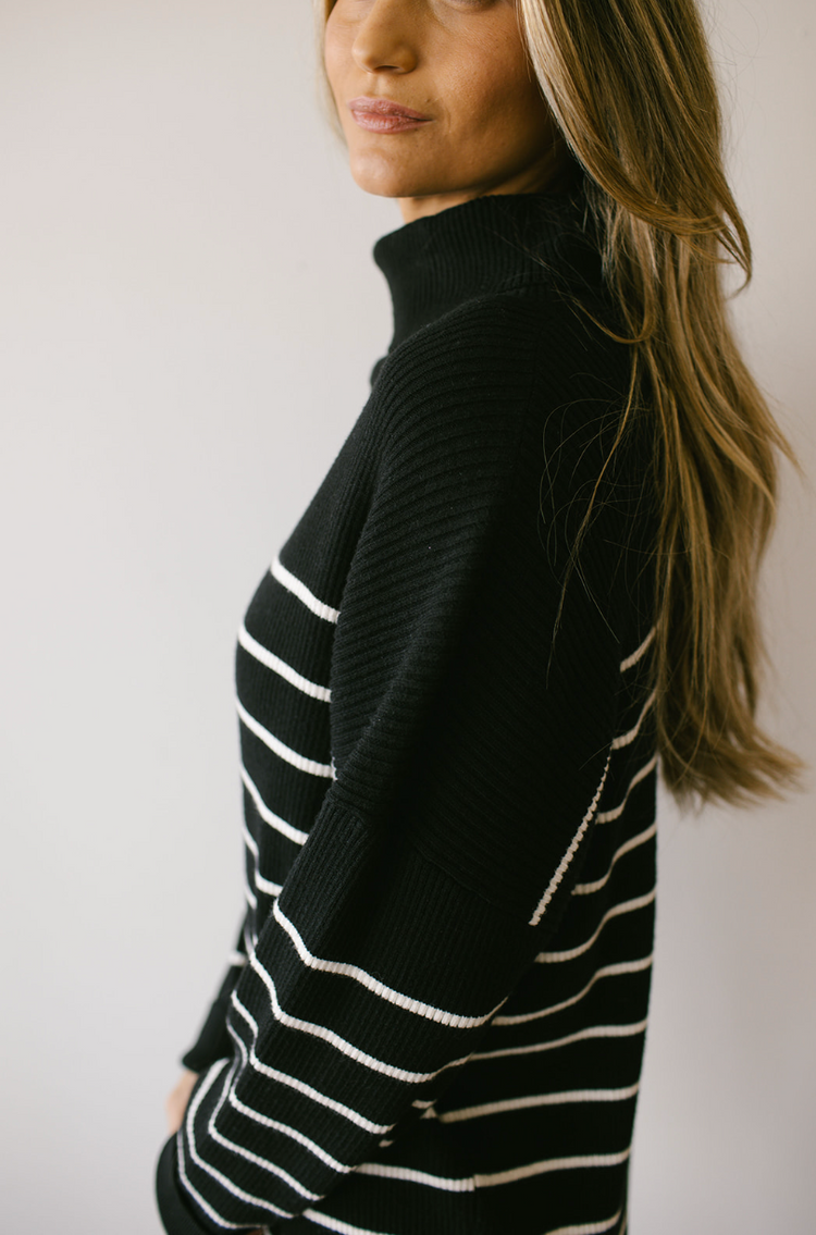 New York Striped Sweater Dress