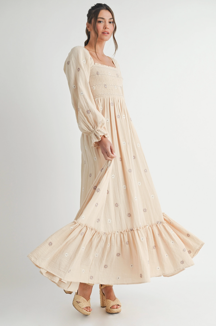 Wild & Free Gauze Maxi Dress