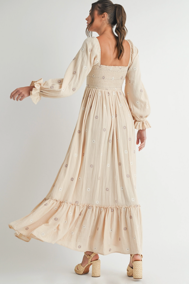 Wild & Free Gauze Maxi Dress