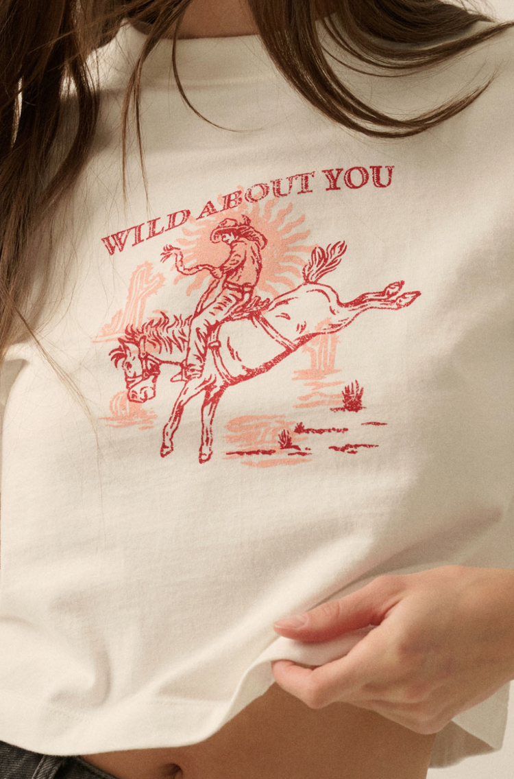 Wild About You Cropped Tee