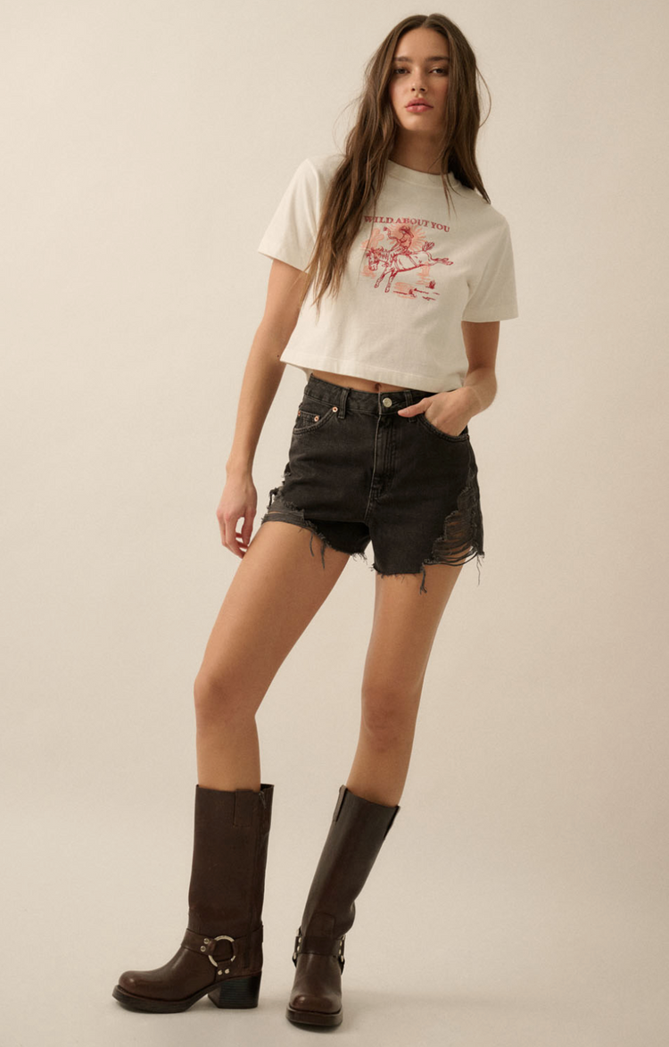 Wild About You Cropped Tee