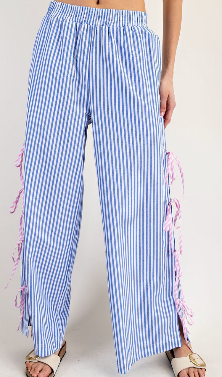 Stripes & Bows Loose Pant