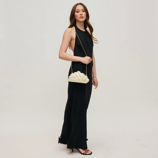 Adriana Shell Clutch