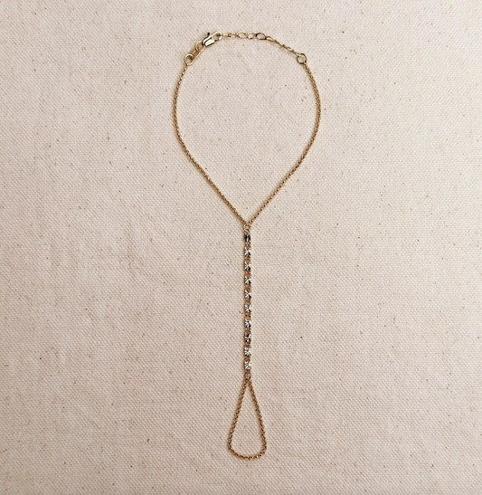 Diamond Cut Hand Chain